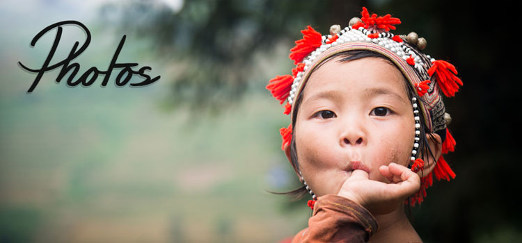 Pejan Portfolio - Portrait d'un jeune Dzao Rouge portant une tenue ethnique traditionnelle - Vietnam du Nord, proche de la frontière chinoise